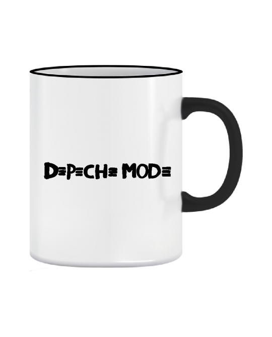puodelis Depeche Mode logo puodelis Depeche Mode logo